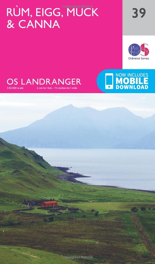 Ordnance Survey Landranger Map 39 Rum, Eigg, Muck and Canna