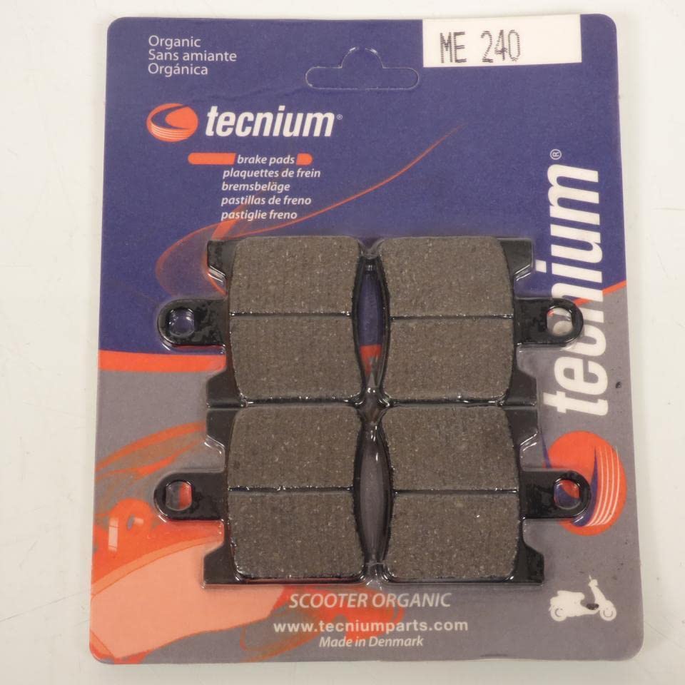 Plaquette de frein Tecnium avant à fort mordant pour scooter Daelim 125 S3