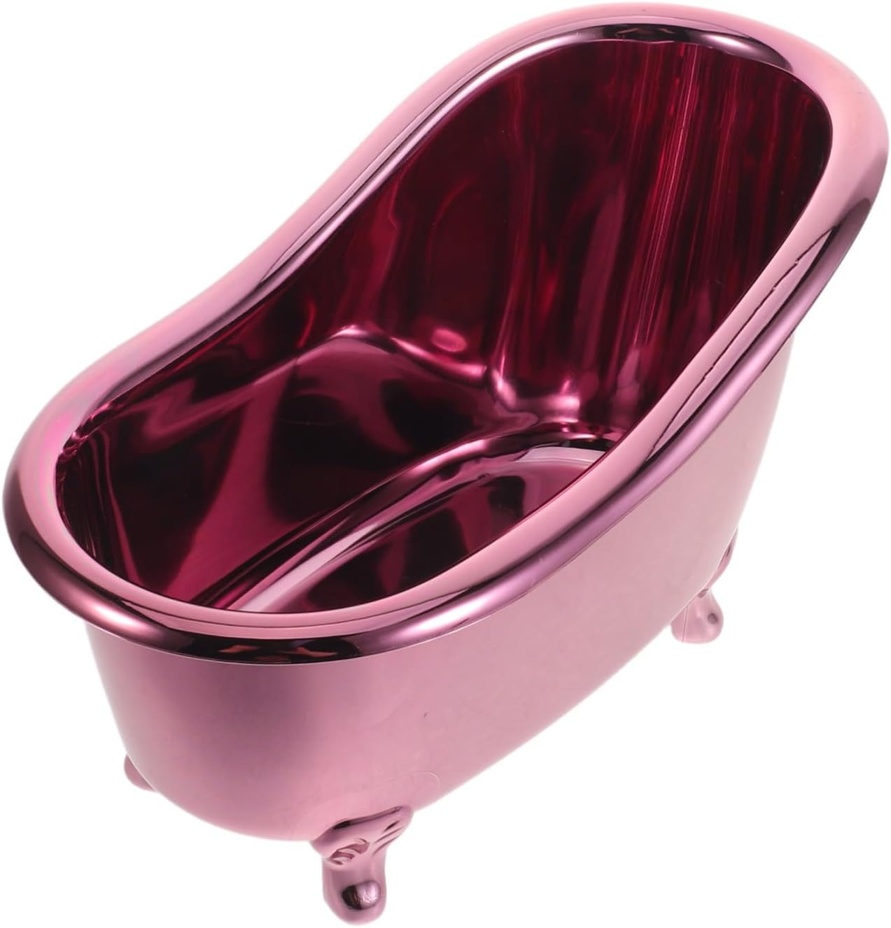 Mini Bathtub Storage Box for Vanity Countertop and Sink Purple