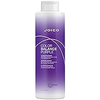 Vista 7 de Joico Color Balance Purple Conditioner For Cool Blonde or Gray Hair Eliminate Brassy Yellow Tones Boost Color Vibrancy & Shine UV Protection