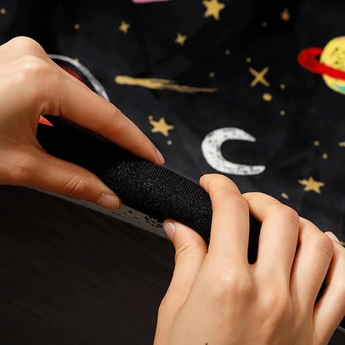 Miniatura 3 de Loartee Alfombra de terciopelo coral  Alfombra de juego de espuma viscoelástica de 1 pulgada de grosor, alfombra lavable para niños pequeños,