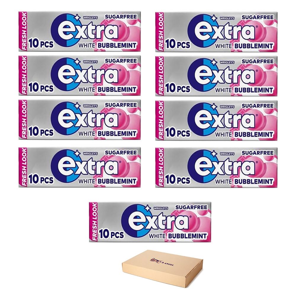 – Extra Chewing Gum 9 x Sugar Free Selection Fresh Bubblemint Little Moments of Refreshment Sold by VR Angle