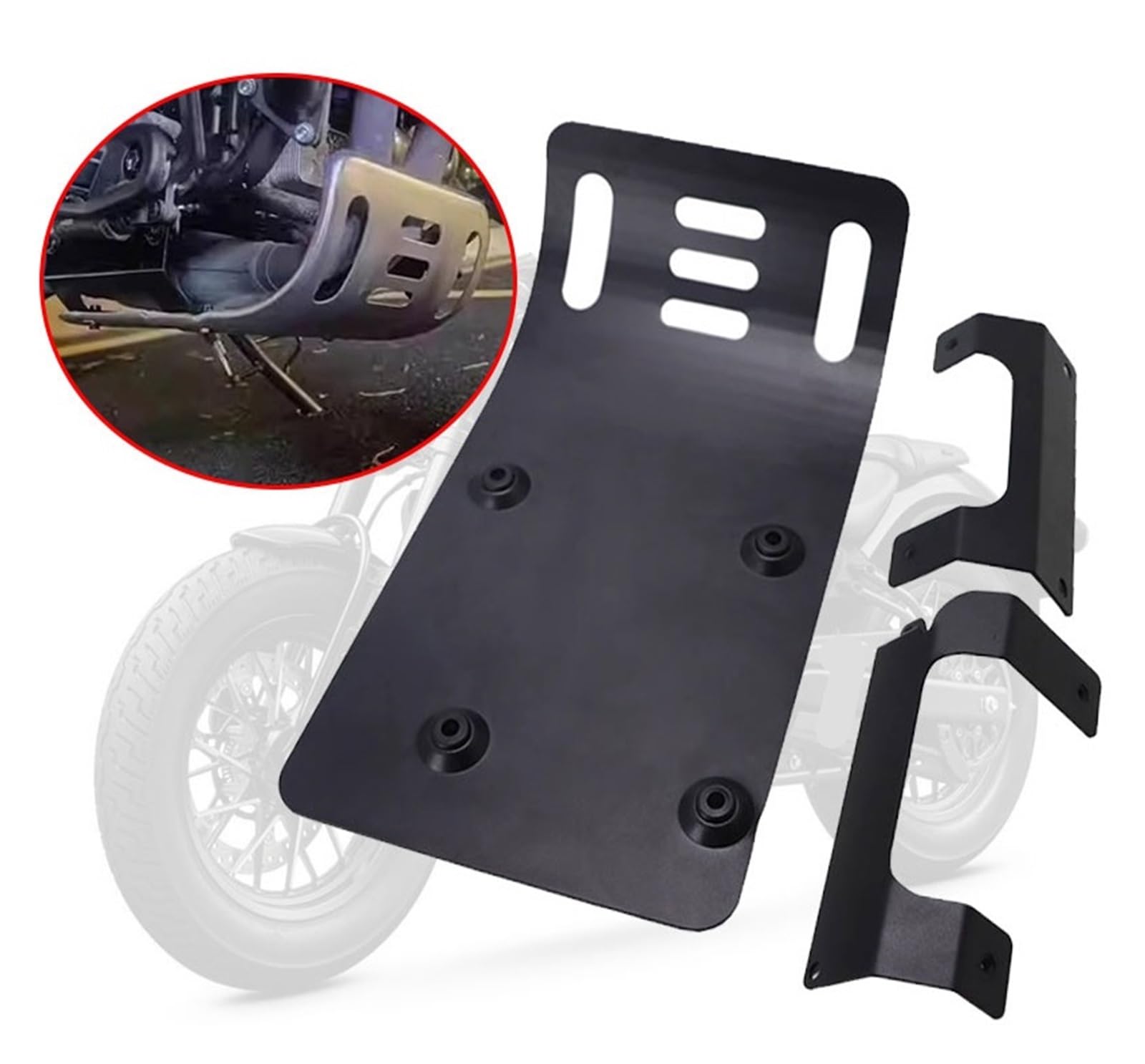 Paracoppa motore moto Piastra Paramotore Protezione Telaio Motore Moto Adatta Per 450 CL-C CLC450 450CLC 2023-2025 2024 Pancia Pan Copertura Bash