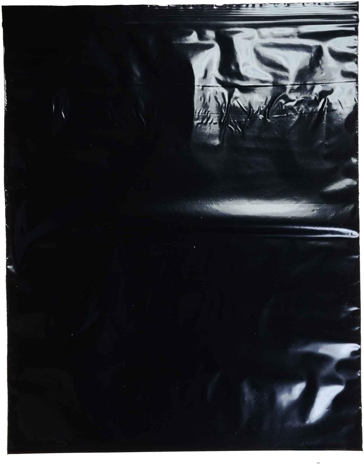 uGems 10" x 12" Black 100 Resealable Plastic Bags for Industrial Use, Tools, Crafts, Office Supplies, and Small Parts Storage, Durable 2 Mil Thickness