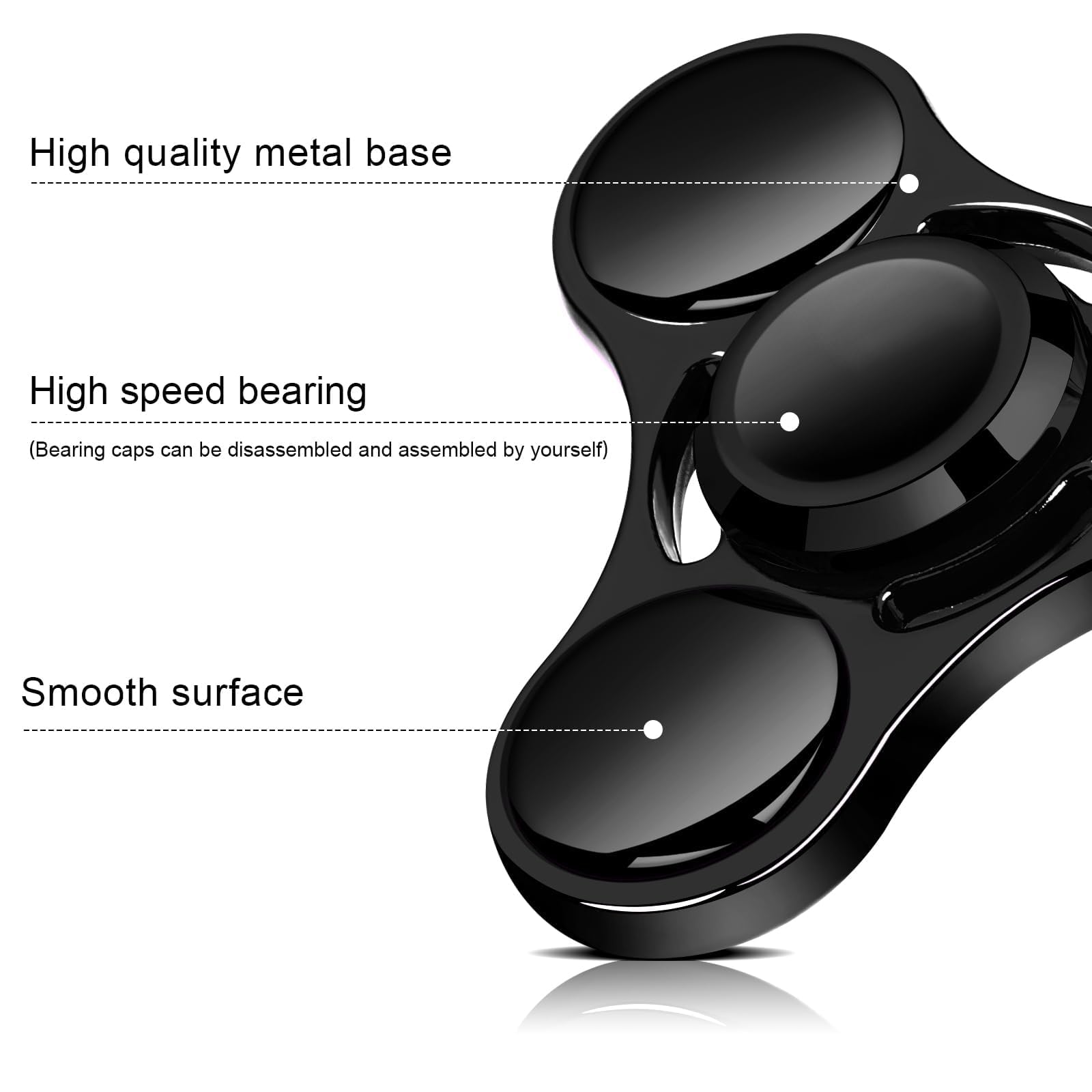 SCIONE Fidget Spinner Metal, High-Speed Hand Spinner for Kids Fidget Toy Adults - Image 2