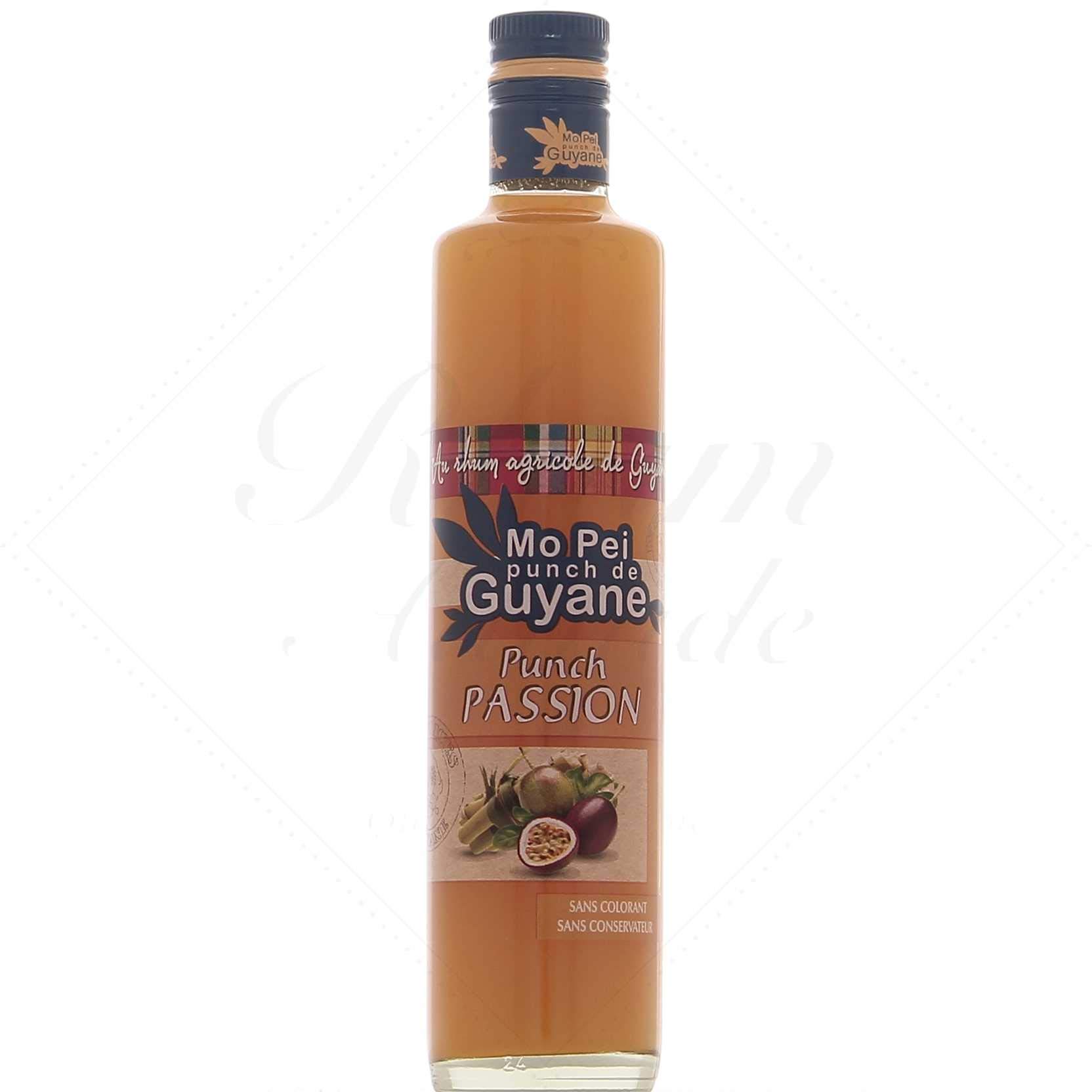 MO PEYI Délices de Guyane – Punch Passion – Une Note Tropicale Pour Tous Vos Apéritifs – Ingrédients Naturels Et 100% Français – 50 Cl