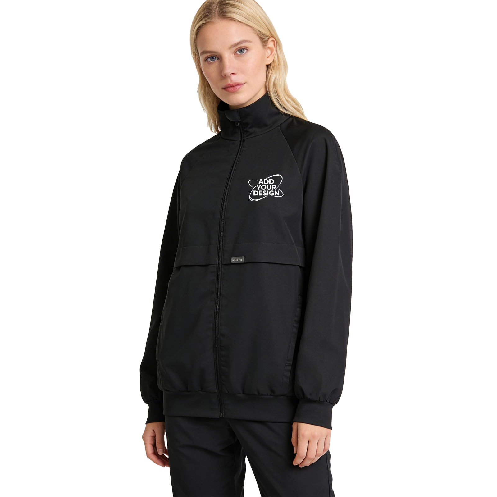Chaqueta médica personalizada para mujer, uniforme de enfermera, con bolsillos, ligera, ropa de trabajo médica, regalo para enfermeras