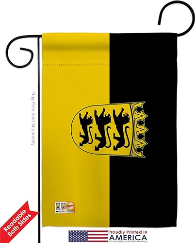 Miniatura 2 de Baden Württemberg Garden Flag Set Mailbox Hanger Regional Germany States Central Europe Territory Old History Country Particular Area Small Gift