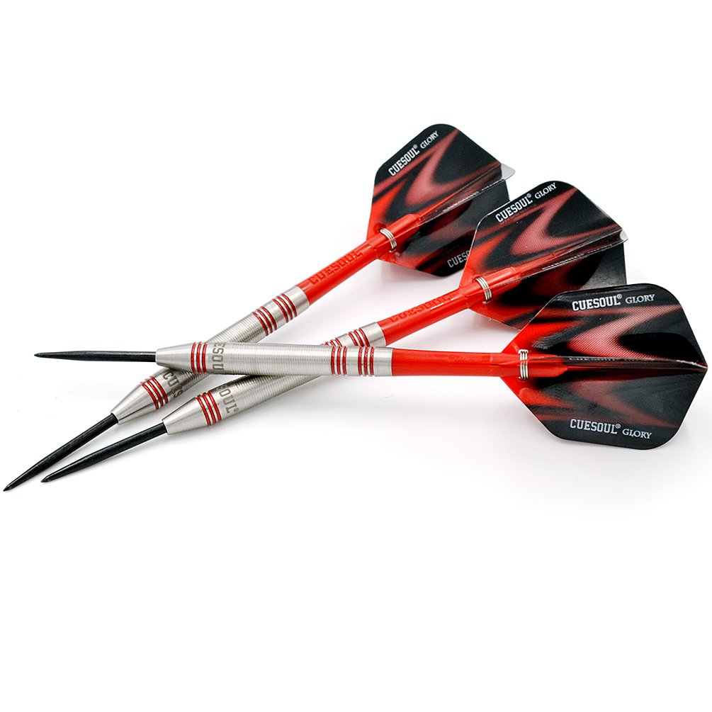 CUESOUL Professional Tungsten Steel Tip Dart Set 85% Tungsten 22g/24g/26g-Glory Series