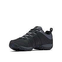 Columbia Woodburn 2 WP, Scarpe da trekking ed escursionismo impermeabili a vita bassa Uomo, Graphite, Dark Mountain 2024 , 44 EU