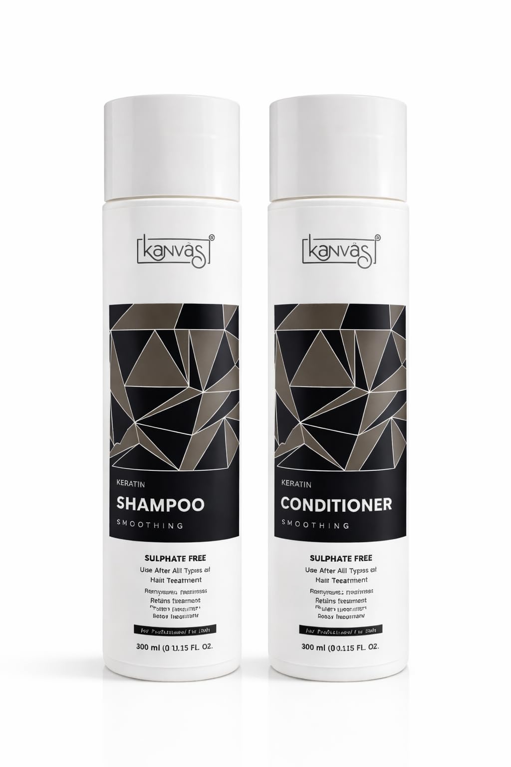 Kanvas Shampoo with Moroccan Argan Infusion & Kanvas Keratin Conditioner - Smooth, Frizz-Free, Glossy Hair for All Hair Types, Unisex. Nourishing, Hydrating Formula for Silky, Healthy Hair – Ideal for Daily Use-picture-13