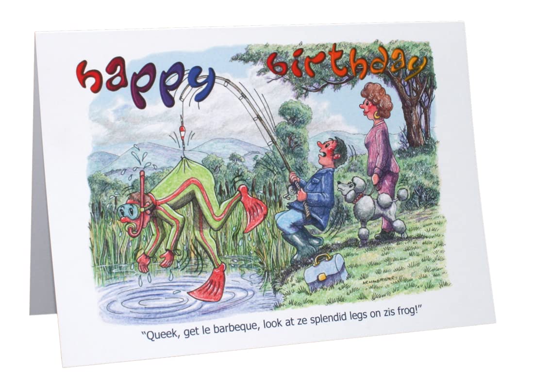 HUNTING & SHOOTING HUMOUR CARTOON A5 FUNNY GREETING CARD BY ARMAND FOSTER