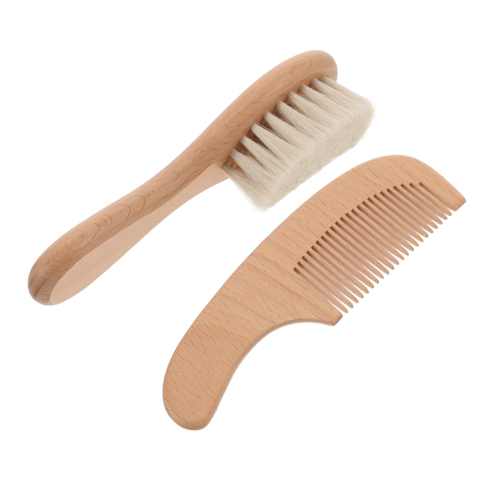 TOYANDONA 5sets Spazzole e Pettine Per Legno Spazzola Per Bagno e Pulizia Del Capelluto Con Setole Morbide Per Nuovi Genitori e Occasioni Speciali
