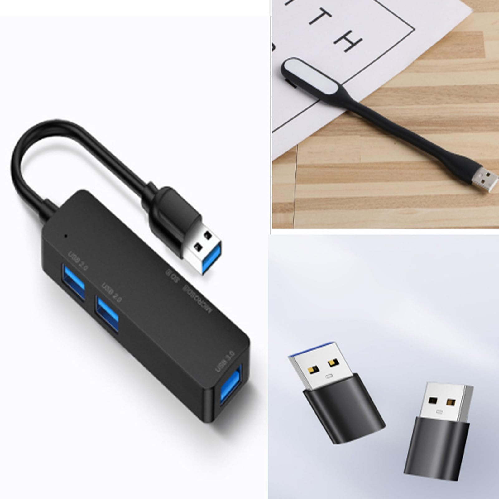 Supporto Ergonomico per Monitor di Computer con Gancio per Cuffie e Scatola di Immagazzinaggio per L'organizzazione della Scrivania 7,9x3,1x25,6 Pollici