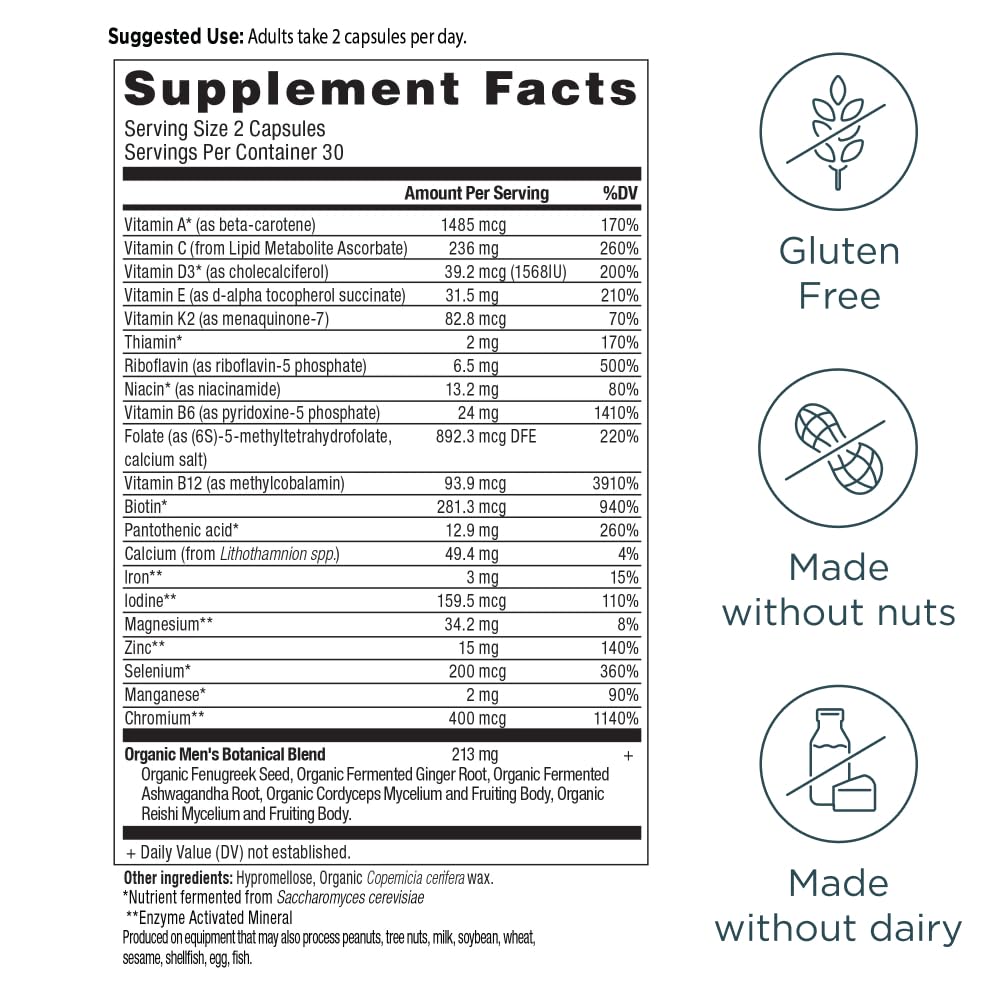 Ancient Nutrition Men's Fermented Methylated Multivitamin — Amazon image 3