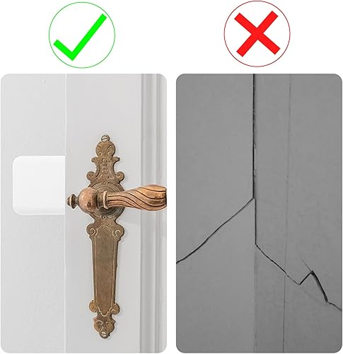 Miniatura 3 de 20 piezas de parachoques de silicona para puerta, topes de puerta protectores de pared contra pomos de puerta, protectores autoadhesivos para pomos