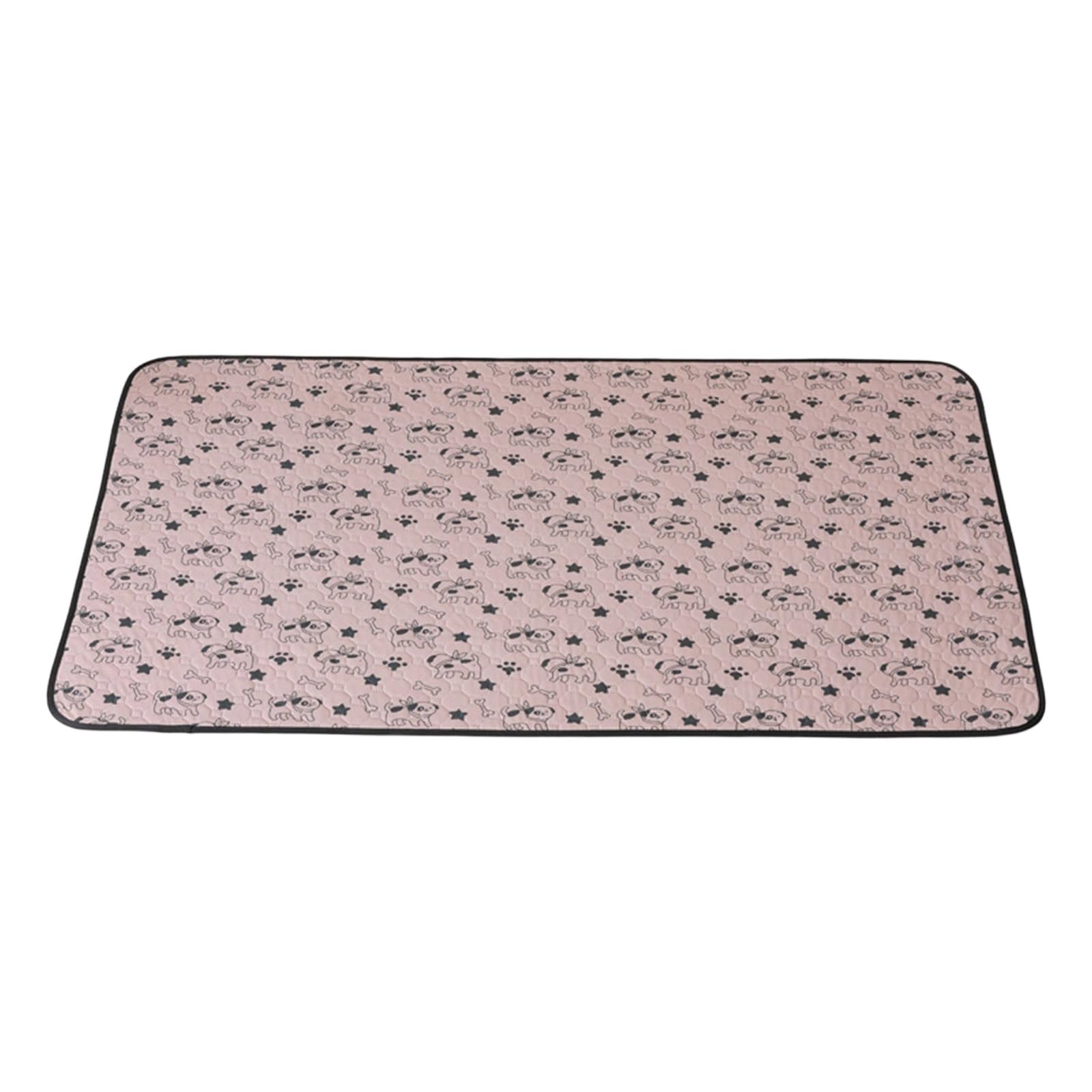 Dog Training Pad Waterproof Polyester Layer Washable Design for Travel Use Pee and Washable