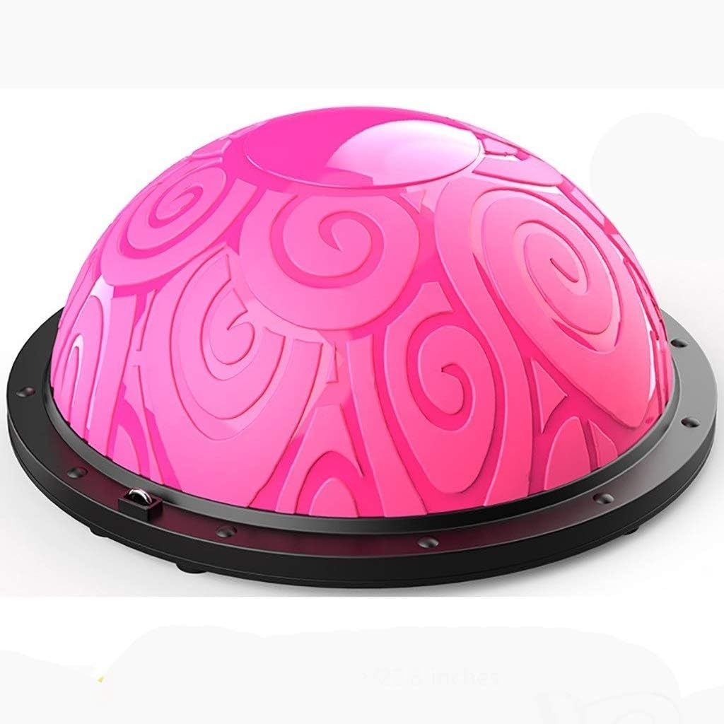 Yoga balance ball semicircular hemisphere Balance ball gym ball Yoga Pilates Ball ，for Massage fitness Weight loss shaping Fitness Equipment Diameter:58cm/22.8 inches (Color : A)