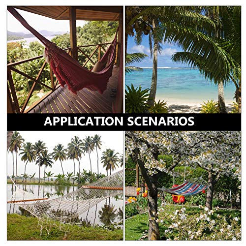 KESYOO Cama de Balanço de Praia Portátil Redes de Viagem Balanço de Suspensão Individual para Quinta