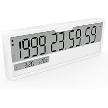 1999 Days Digital Countdown Timer Clock for Retirement White