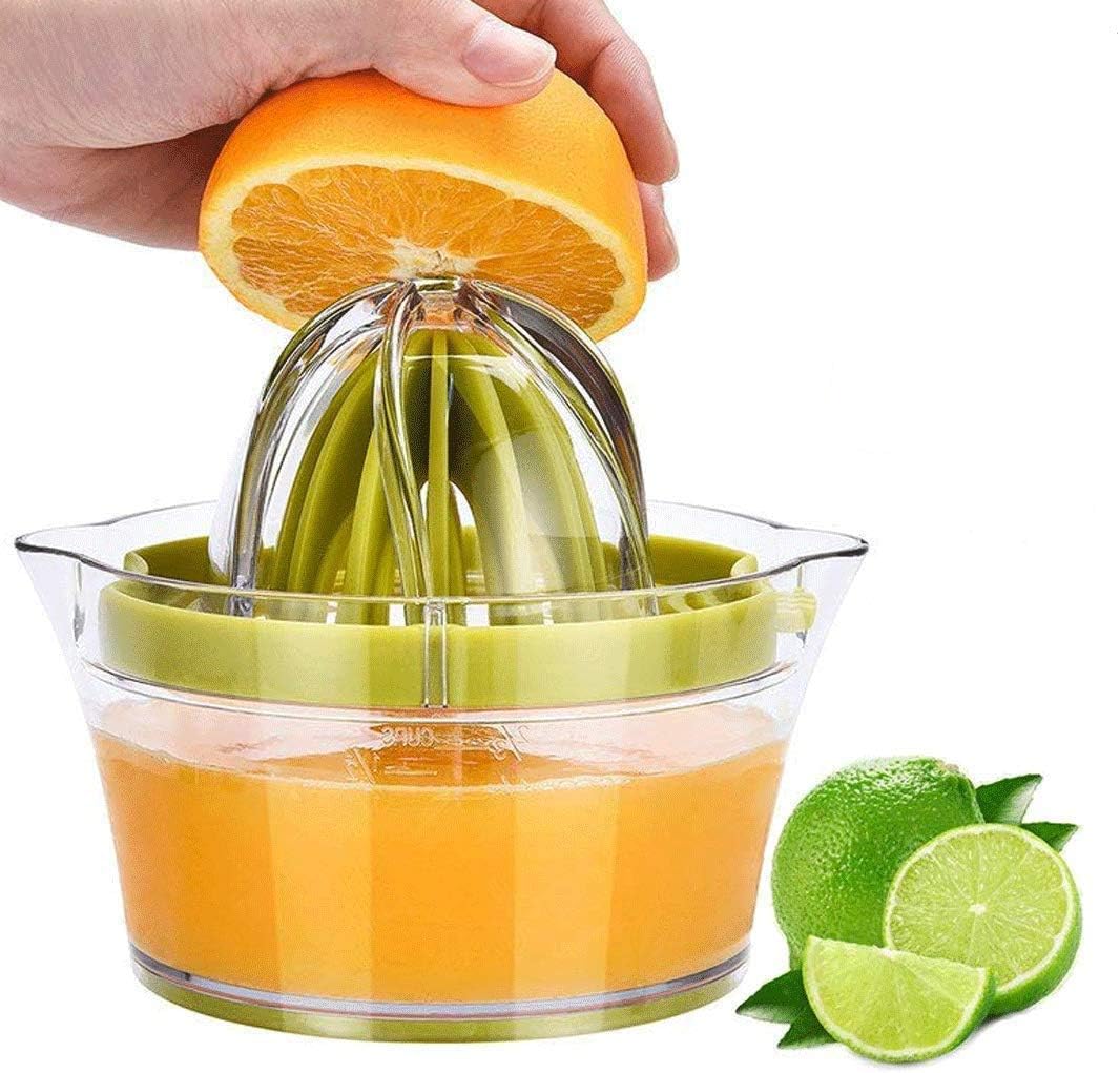 Rlanos Manual Citrus juicer, Orange juicer, Lemon Squeezer, Hand Squeezer juicer, Orange Squeezer, Manual juicer for Fruits (Green)