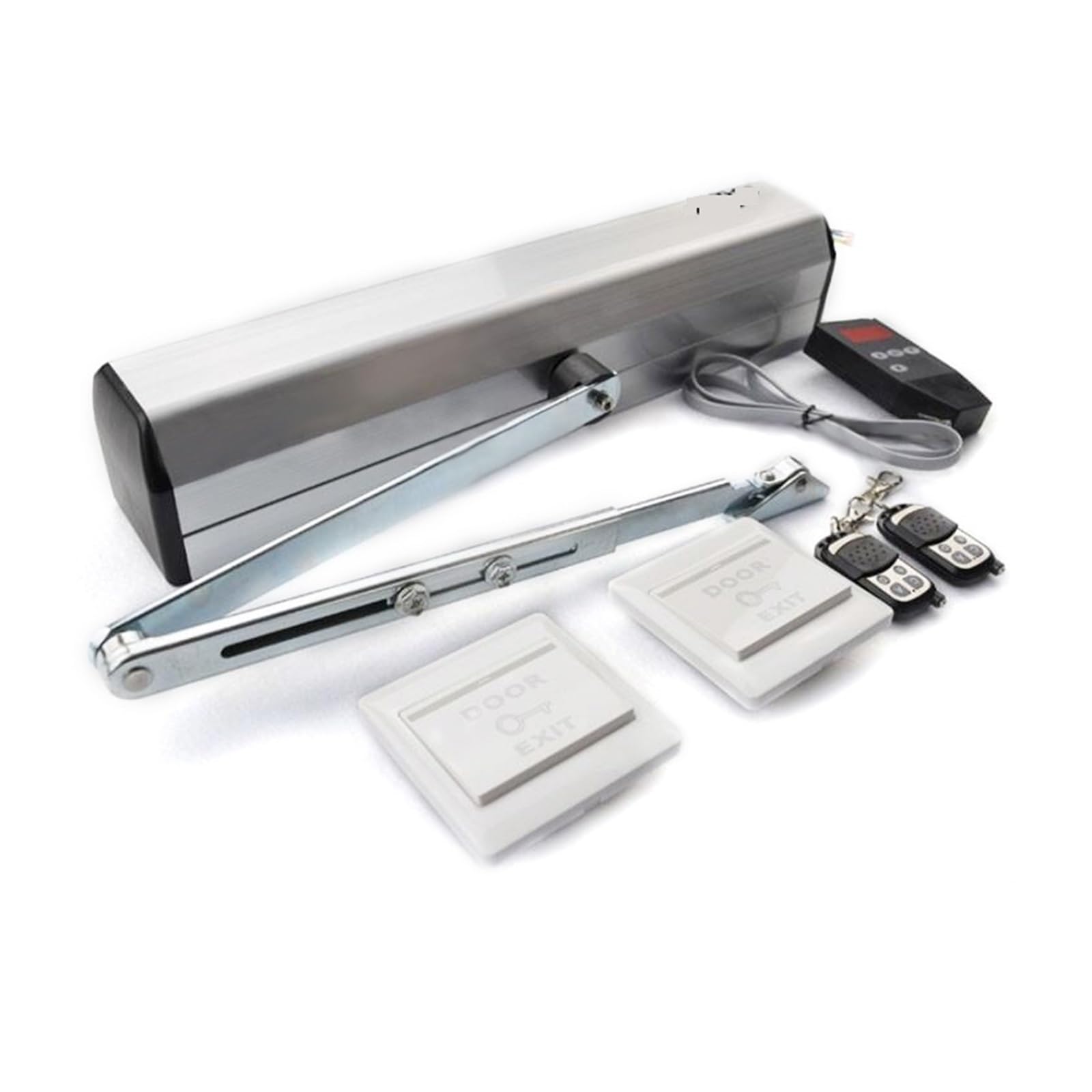 Kit de abridores automáticos de puertas Motor eléctrico for puerta batiente, la máquina eléctrica for puerta batiente con un peso máximo de puerta de 120 kg es automática para accesorios para puertas