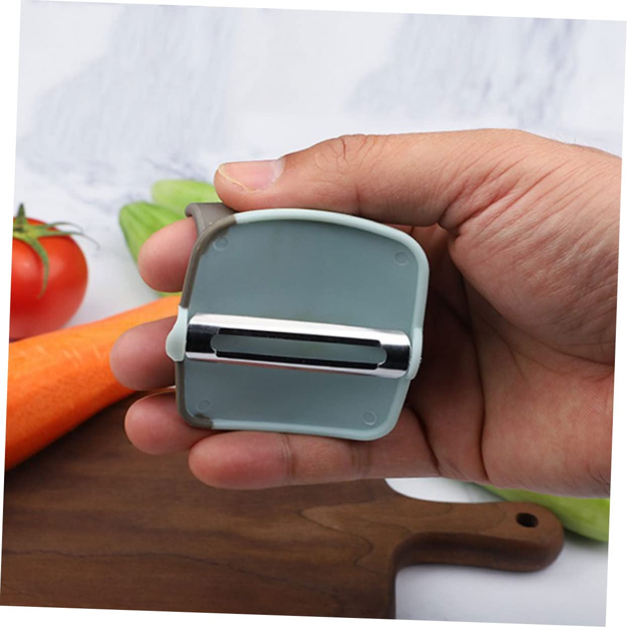 Ciieeo 15 Piezas Rallador de melón pelado de frutas pelador de verduras a mano peladores de patatas dispositivo para pelar papas pelador de ajo multifunción raspador tpr