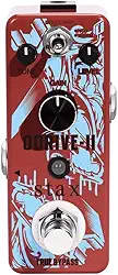 Stax Pedal de guitarra Overdrive Pedal de distorção de tubo clássico para guitarra elétrica. Pedal de guitarra Tube Screamer com tamanho mini True Bypass