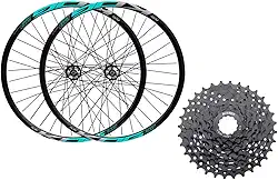 Kit Bicicleta Par Roda Aro 29 KOG Cassete Freio Disco com Catraca Pinhão Cassete 8v