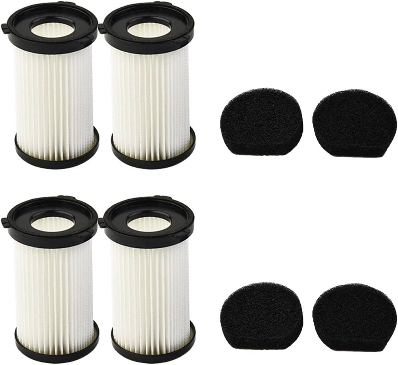 Paquete de 2/4/6 filtros lavables para Cecotec para Conga para Thunderbrush 520 550 560 E para Handyforce 2761 2759 piezas de repuesto (paquete de 4)