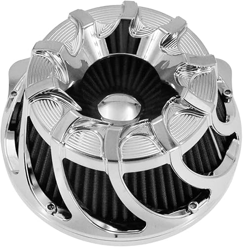 Miniatura 35 de Motorcyle - Kit de entrada de turbina de filtro de aire CNC para Harley Sportster XL Touring Softail Dyna