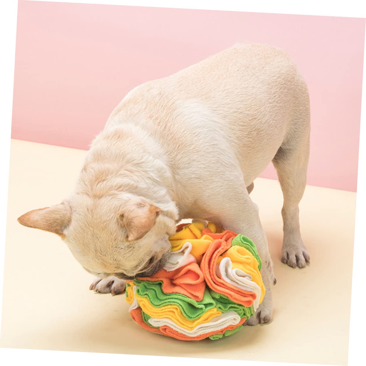 POPETPOP 3 STK Hundeschnüffelball Futtermatte Für Haustiere Schnüffelball Für Große Hunde Haustier Schnüffeln Für Hunde Schnuppern Hundefütterung Welpe Polarfleece Hündchen Großer Hund
