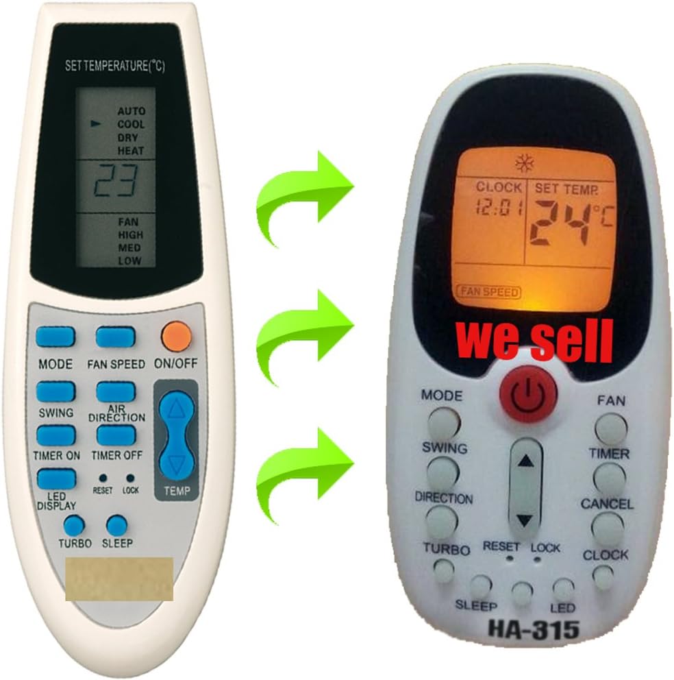 Replacement Kenmore Air Conditioner Remote Control RG36Y1