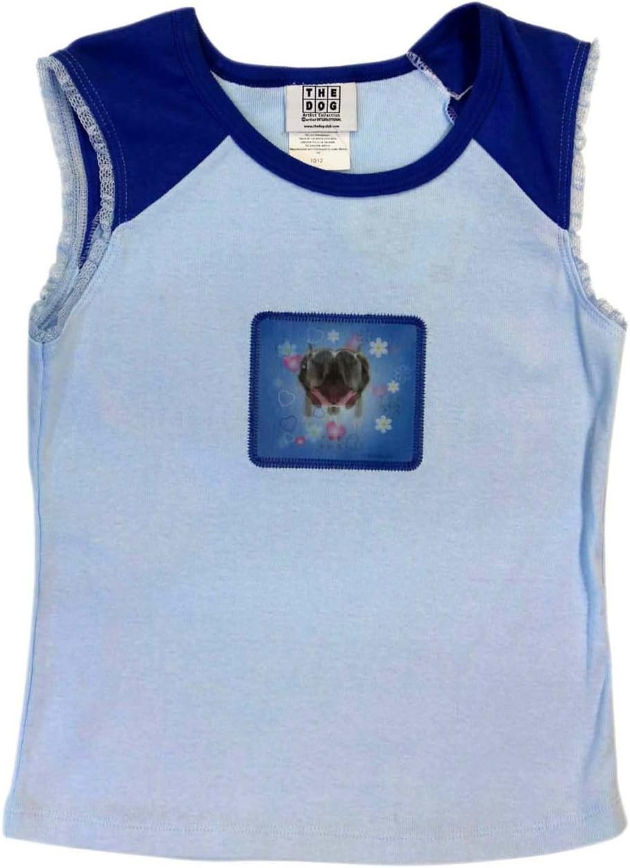 Blue Holographic Dog T Shirt (Size 4) - Dog T-Shirt