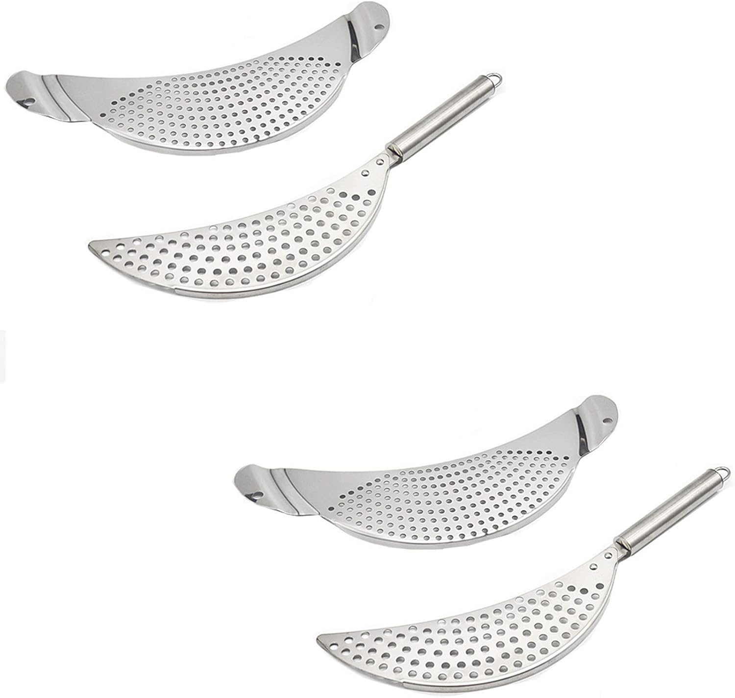 DDlife 4 Pcs Pot Strainer Colander Pasta Drainer with
