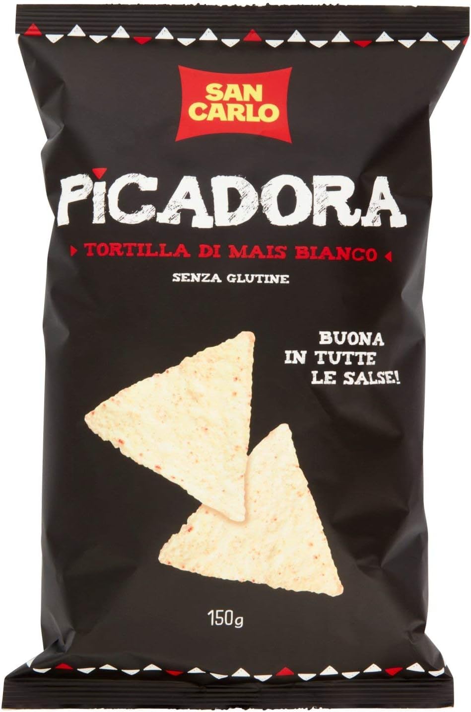 San Carlo Picadora Tortilla di Mais Bianco Senza Glutine (Gluten Free) 150g - NOVITA'
