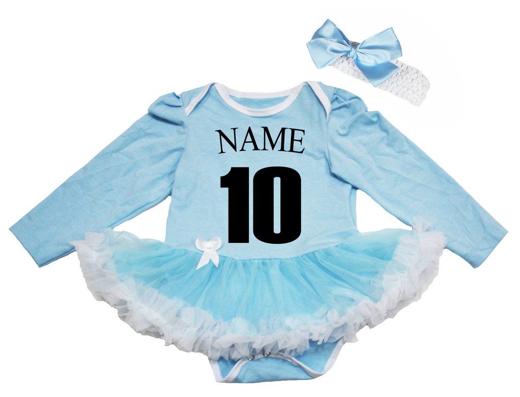 Robe bébé fille bleue de 0 à 24 mois, cadeau de naissance idéal