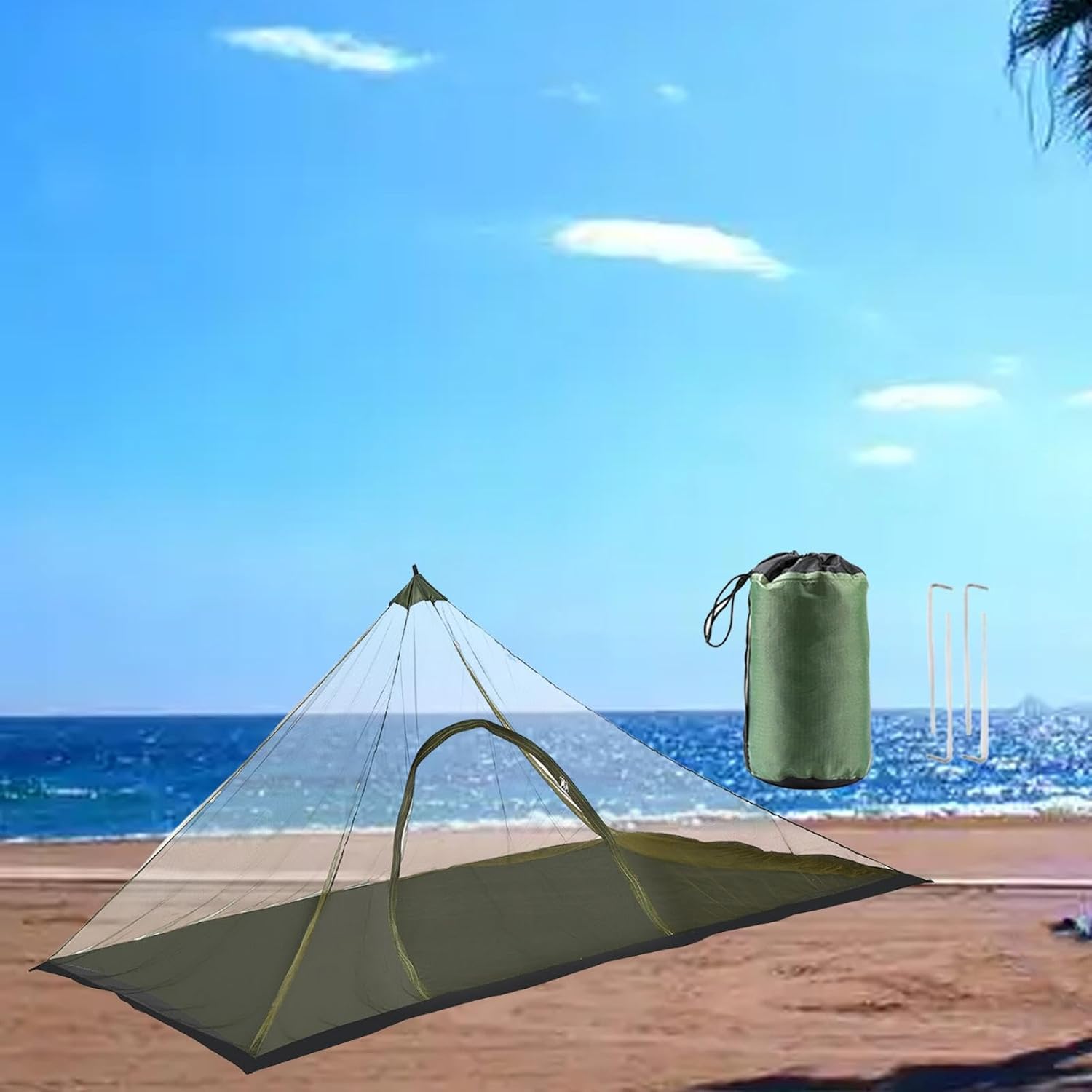 Bivy Tent Compact Shelter for Outdoor Adventures, Green