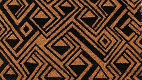 StylemyBedroom Doomat - Antidérapant - Pour l'extérieur ou l'intérieur - Fibres de coco naturelles (diamant) Cover