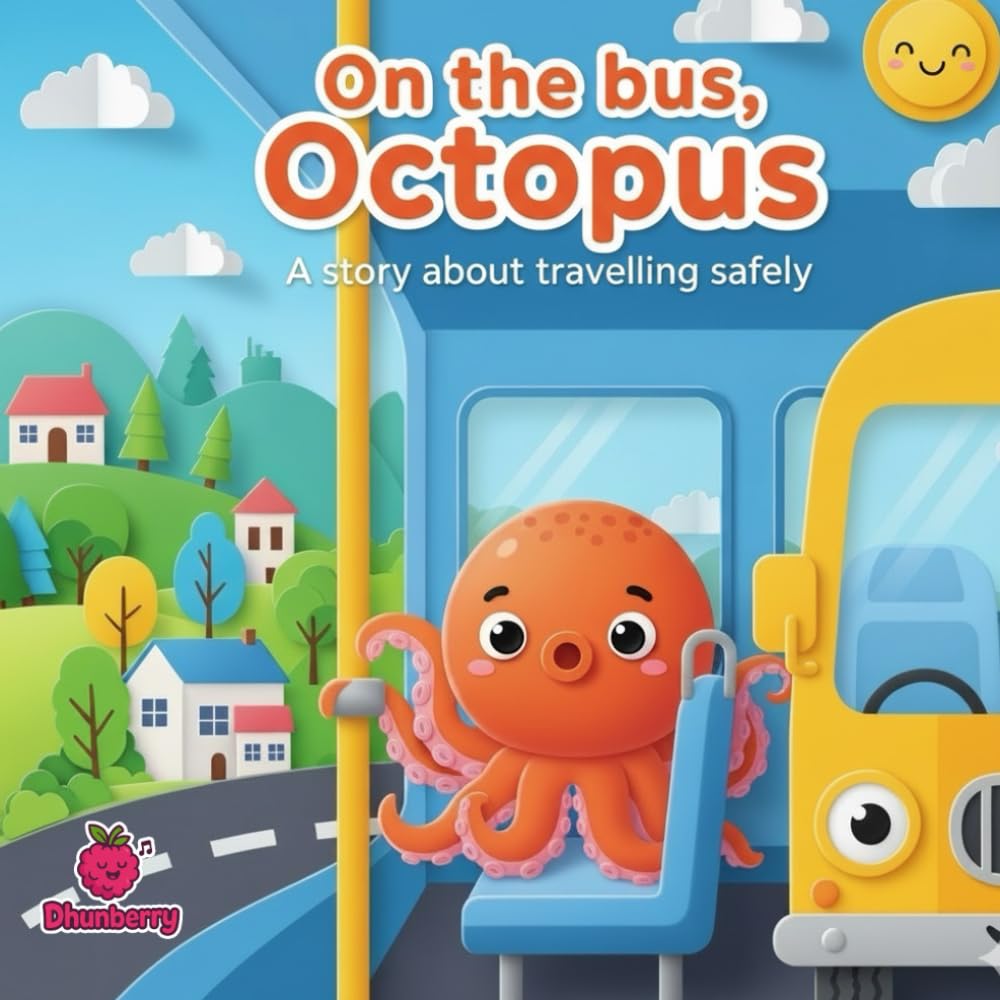 On the bus, Octopus: A story about travelling safely (The 100 Book Kids Collection)