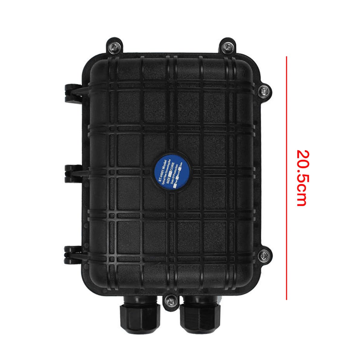 Scatola di Collegamento in Fibra Ottica IP68 Impermeabile 24-Core Scatola di Giunzione Orizzontale Scatola di Giunzione per Cavi Esterni per Alimentazione Esterna Connessioni in Fibra Ottica