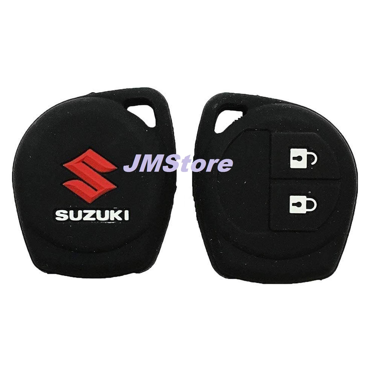 Auto Oprema JMStore Silicone Car Key Cover for Maruti Suzuki S-Presso/Swift / SX4 / DZire/Ignis/Alto/Vitara Brezza/Celerio/Ertiga/Ciaz/SCross/Baleno/Ritz 2 Button Key Cover