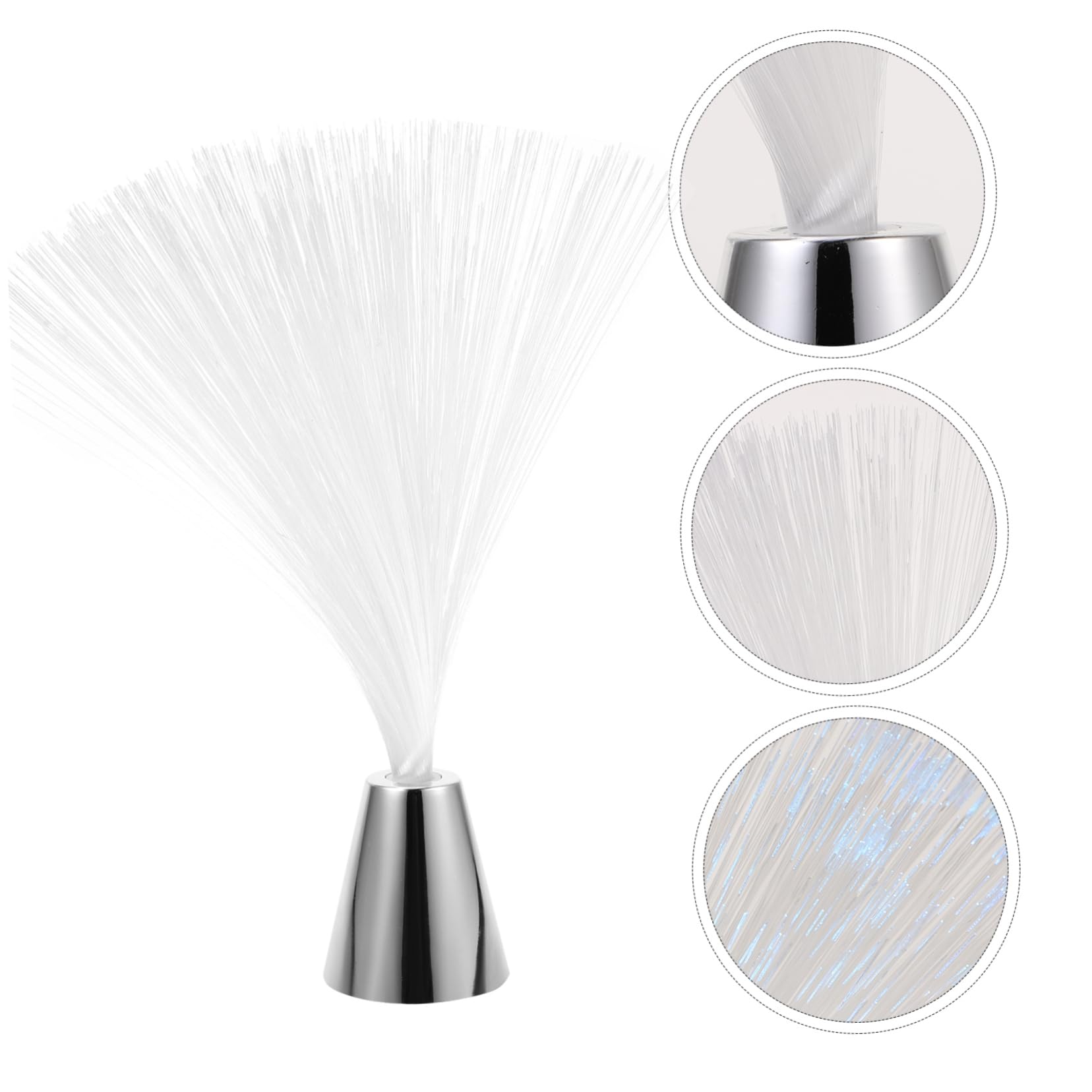 Homoyoyo 2pcs Colorful Led Fiber Optic Light Color Changing Lamp for Wedding Christmas Party Home Decoration Battery-Operated Creates Romantic Atmosphere for Use