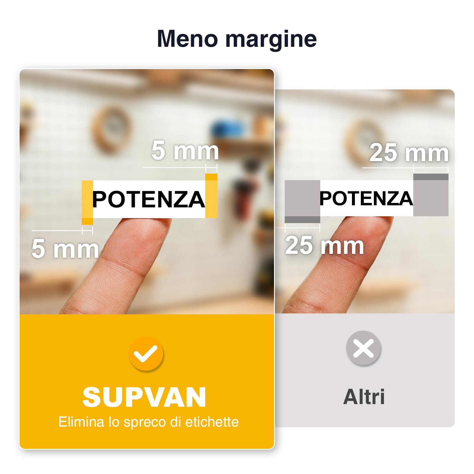 SUPVAN G15M Etichettatrice Tastiera e Bluetooth con Tubi Termorestringenti