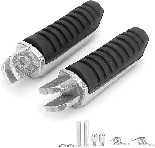 Reposapiés delantero para motocicleta, 1 par de clavijas de pie pedales para Yamaha FJR1300 FZ1 FZ400 FZ6 FZ6R