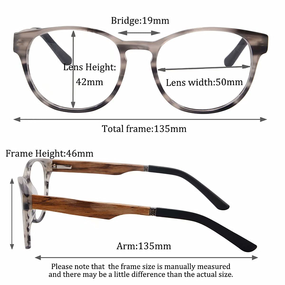 SHINU Photochrome Progressive Multifocus UEbergang Lesebrille Blau Licht Blockieren Multifokale Computer Sonne Leser Holz Brilleses-CEZF110