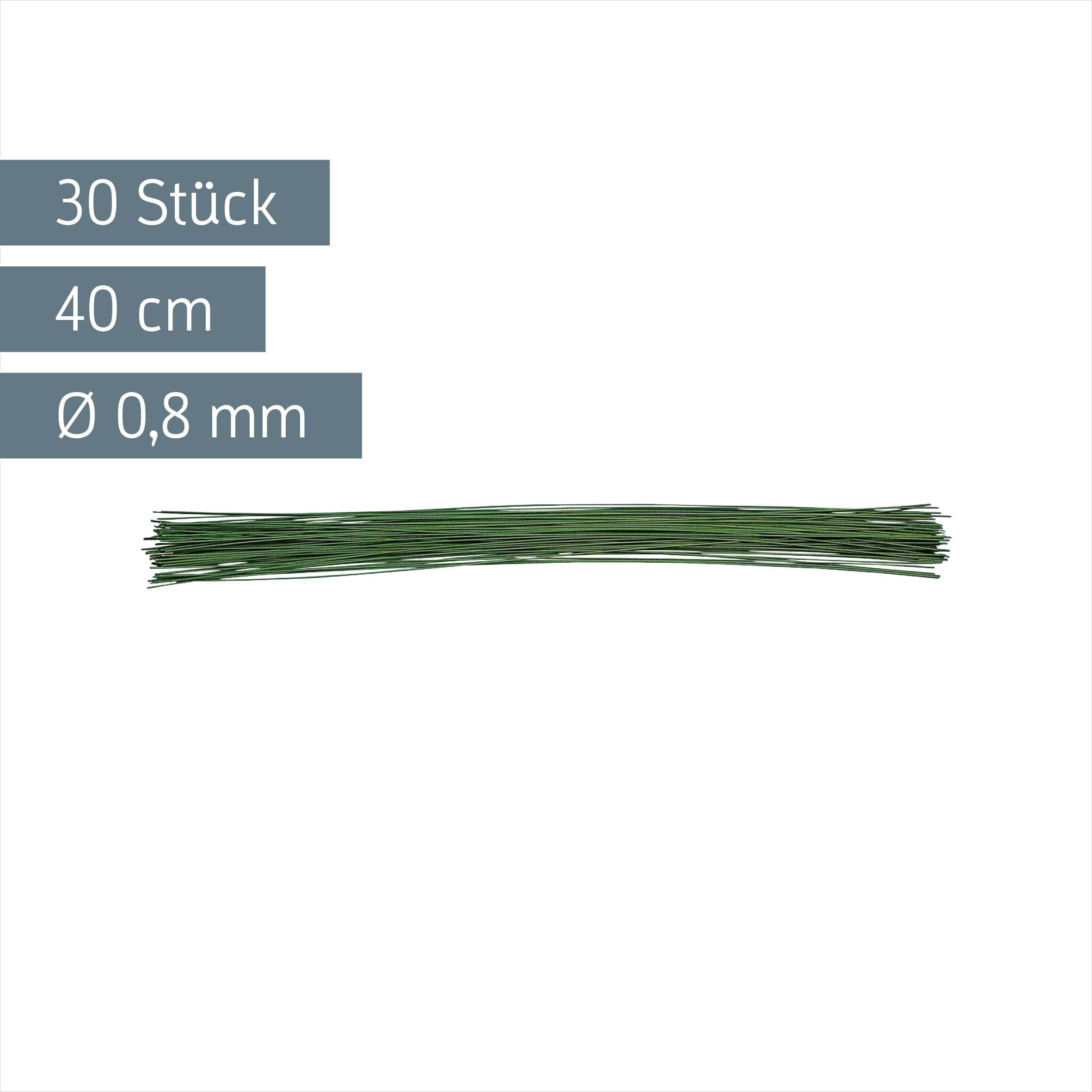 Knorr Prandell Florist's Wire Green 0,8x400mm