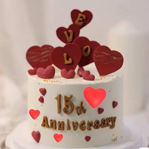 Miniatura 4 de Moldes de silicona con forma de corazón, molde de fondant de corazón para San Valentín, decoración de tartas, decoración de cupcakes, caramelo y