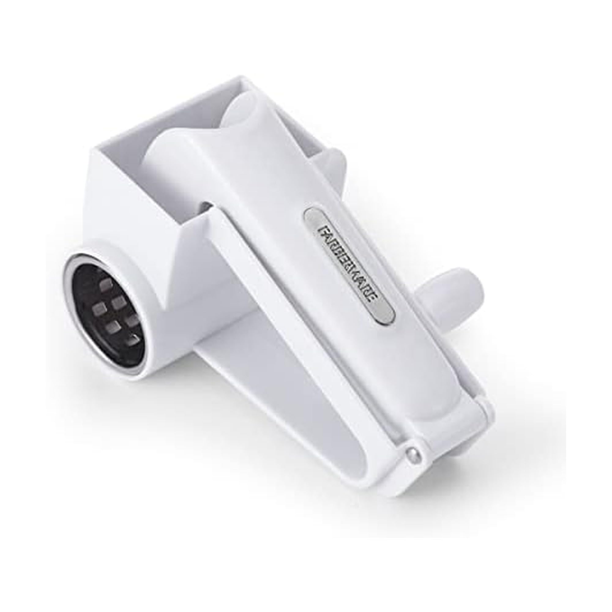 Farberware Professional Rotary Grater with Fine Etched Stainless Steel Drum 4 33x5 51x3 54 Inch White