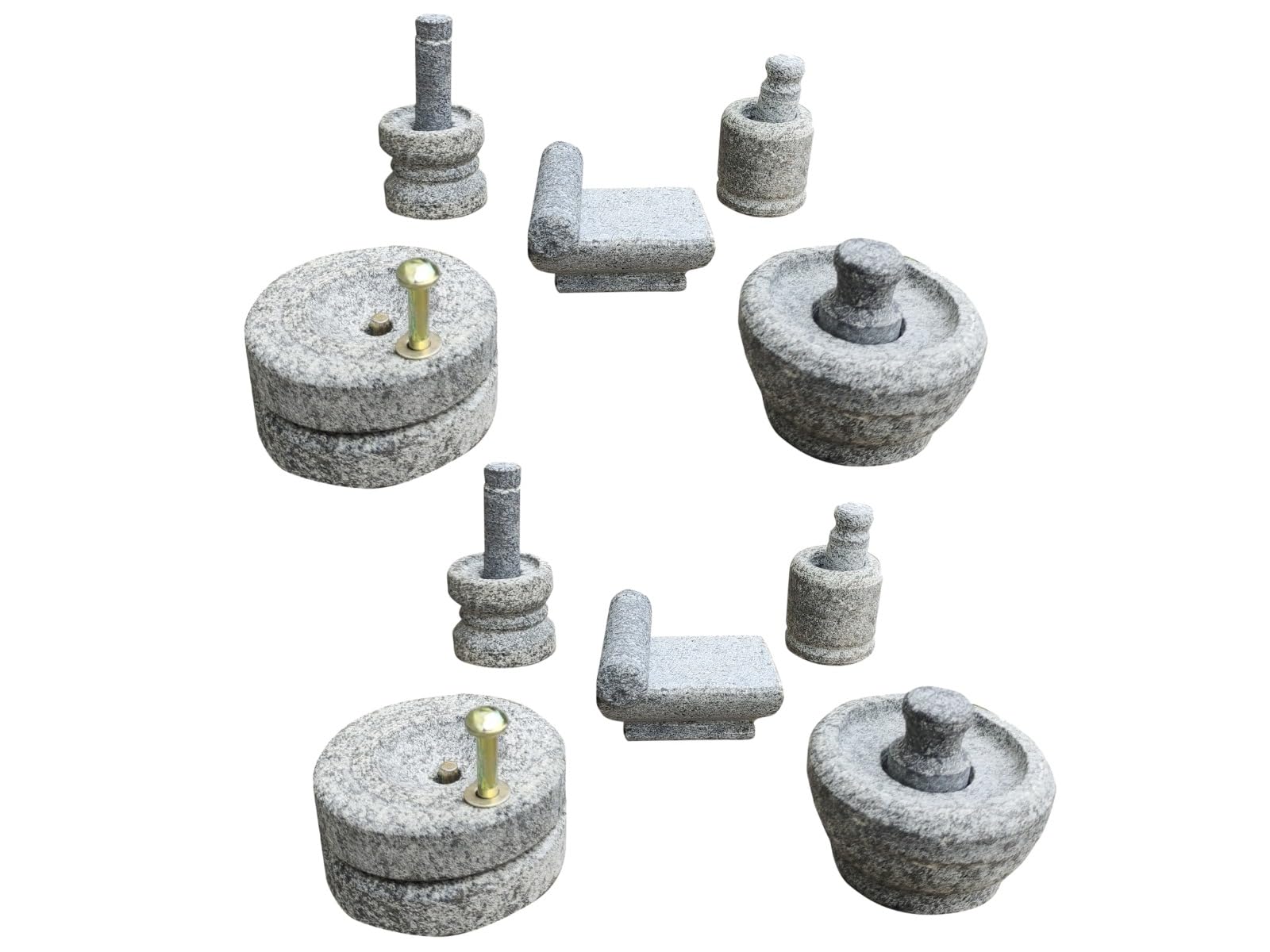 EZAHK Stone Miniature Kitchen Set for Kids,(Combo Pack of 2) Pooja and Grahapravesam, Traditional Home, Grinding Stone, Kitchen Playsets (Small Size), (Set of 5) (B0CJM9R68T) Amazon Price History, Amazon Price Tracker